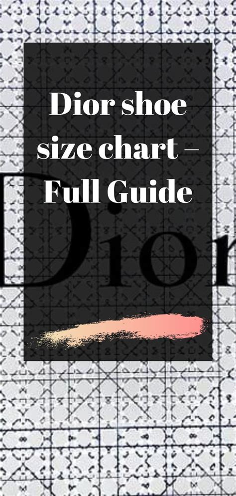 dior cherie heels sizing|Dior shoes size chart.